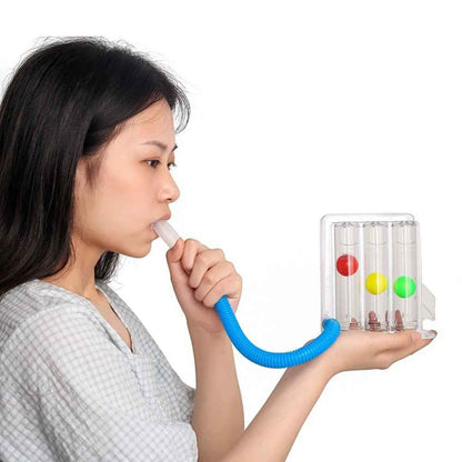 Breathing Balls Exerciser — 3-Chamber Lung Trainer for Respiratory Strength