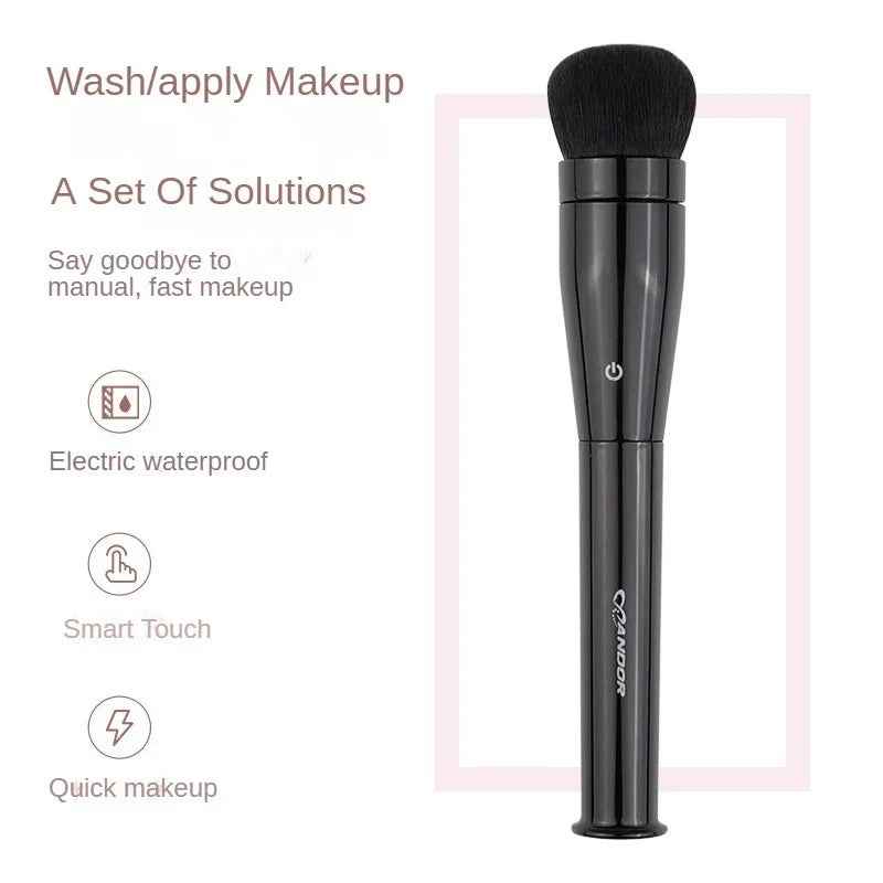 Electric Spinning Makeup Brush — Automatic Foundation Blending for Flawless Streak-Free Finish