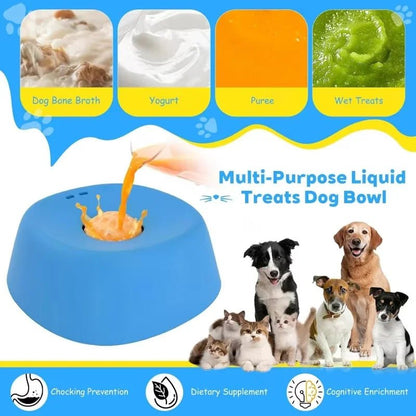 Anti - Choking Slow Feeder Dog Licking Bowl - SBDS WORDTR-10451dog bowldog feedinglick mat