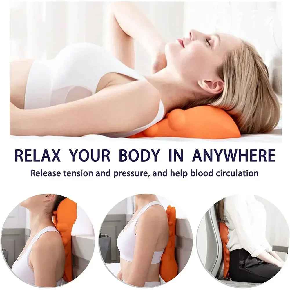 Cervical Trigger Point Massager — Neck Stretcher for Posture & Tension Headaches
