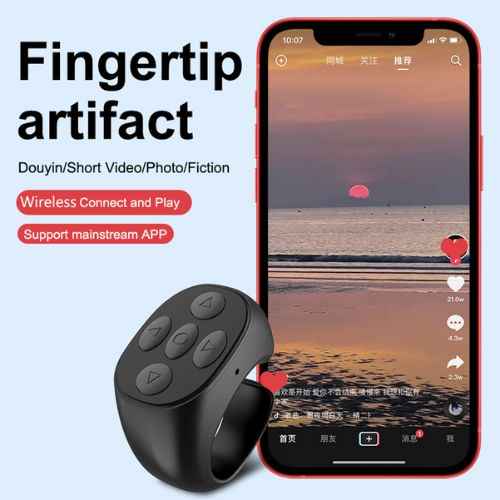 Wireless Phone Remote Control — Bluetooth Clicker for Scrolling, Photos & Video Canada SBDS WORD