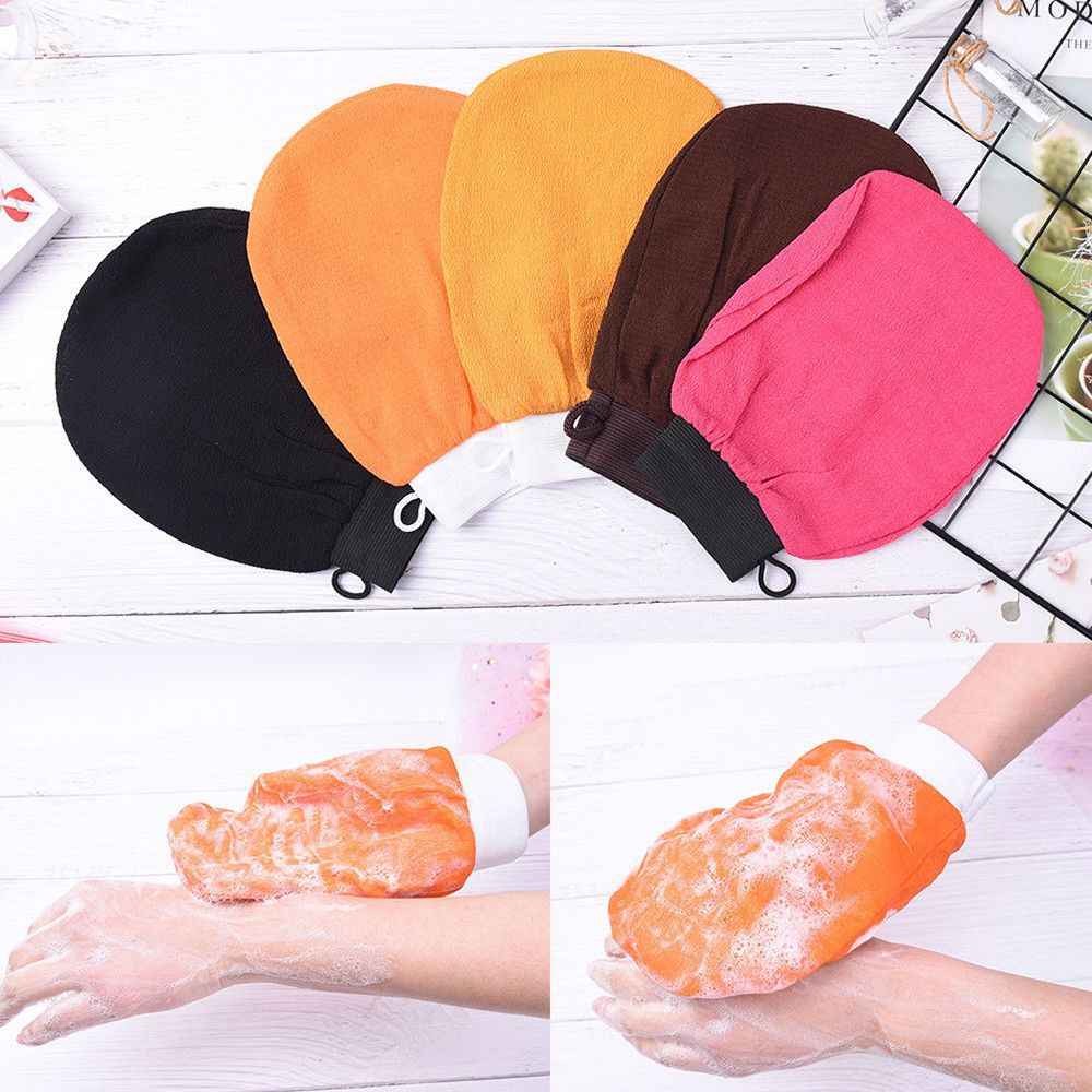 Exfoliating Bath Gloves 2-Pack — Remove Dead Skin and Improve Circulation in the Shower Daily