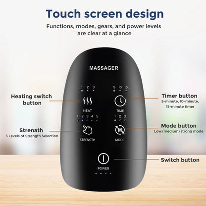 Wireless Electric Hand Massager — Heat Compression for Arthritis, Carpal Tunnel & Joint Pain SBDS WORD