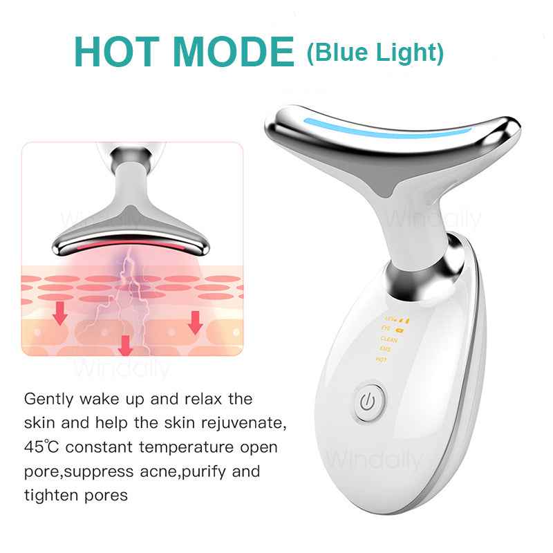 EMS Facial Lifting Device — Neck & Face Toning with Microcurrent Therapy