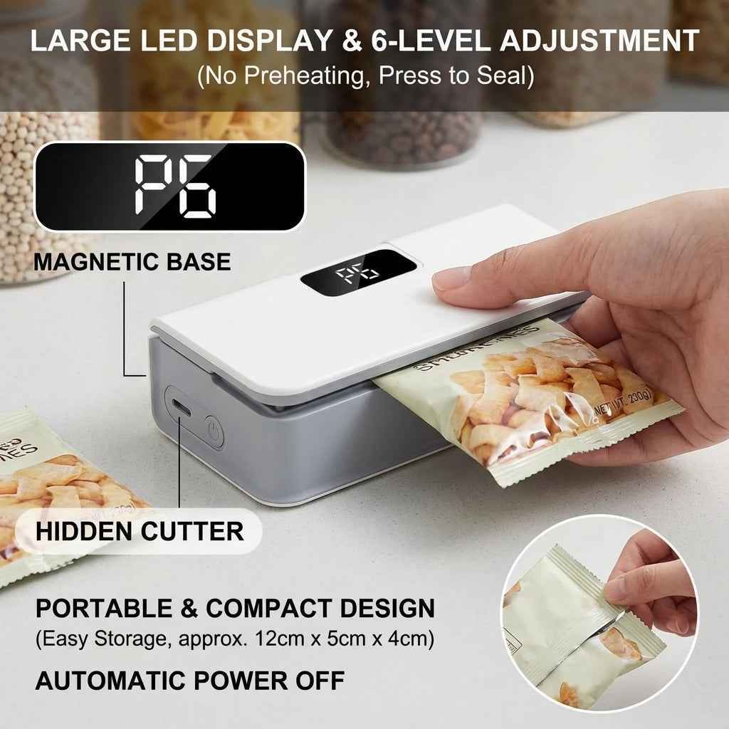 Kitchen Bag Sealer - SBDS WORDTR-10535bag sealerfood freshnessfood storage