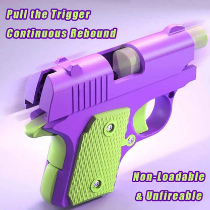 Stress Relief Fidget Pistol Toy — Satisfying Click-and-Spin Fidget for Focus and Anxiety