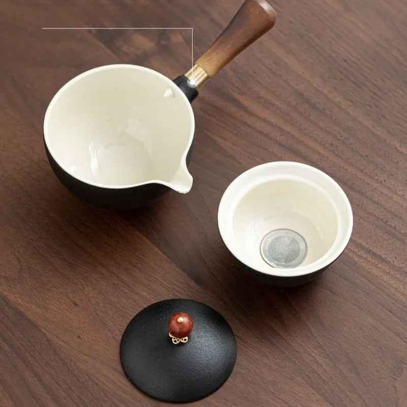 Ceramic Rotating Teapot SBDS WORD