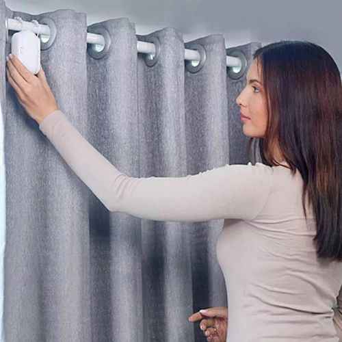 Smart Curtain Opener — Motorized Track System with App & Voice Control