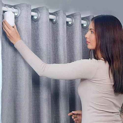 Smart Curtain Opener — Motorized Track System with App & Voice Control