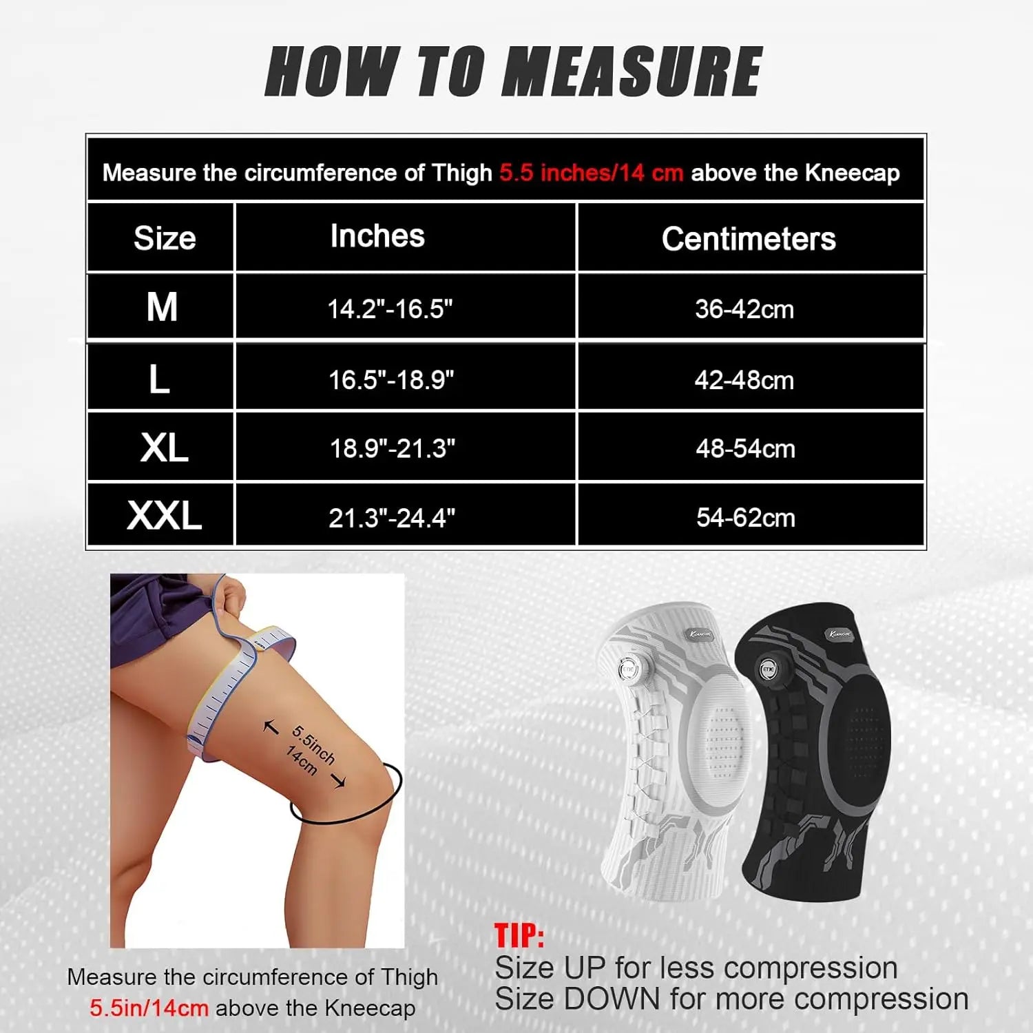 Adjustable Knee Brace with Patella Support Stabilizer - SBDS WORDTR-10504joint supportknee braceknee support