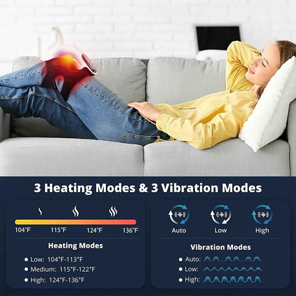Electric Knee Therapy Device — Infrared Heat and EMS for Knee Pain Relief and Joint Recovery