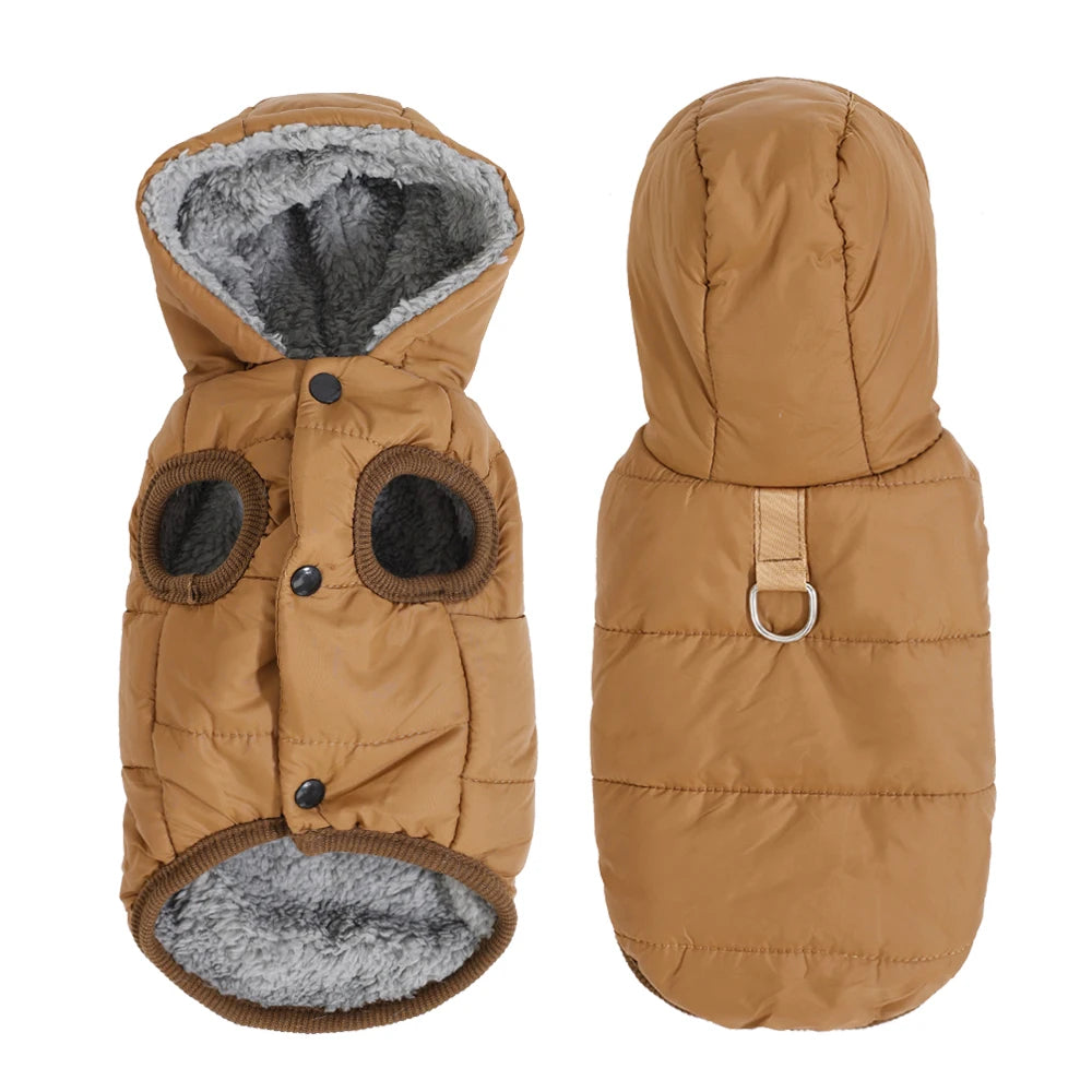 Cozy Hooded Pet Jacket SBDS WORD