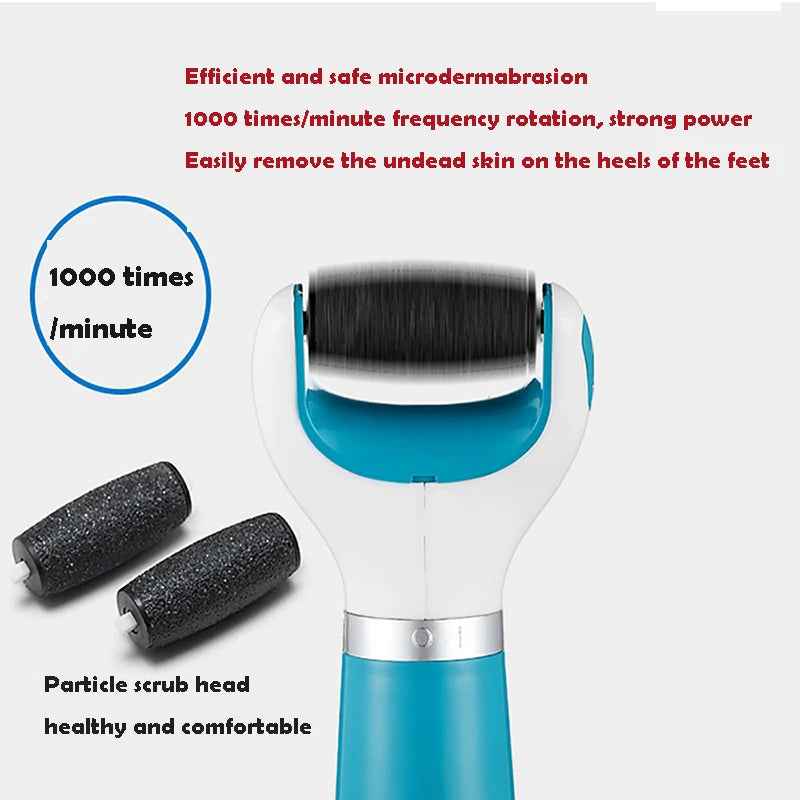 Electric Foot Callous Remover — Removes Dead Skin and Hard Callouses for Smooth Feet at Home
