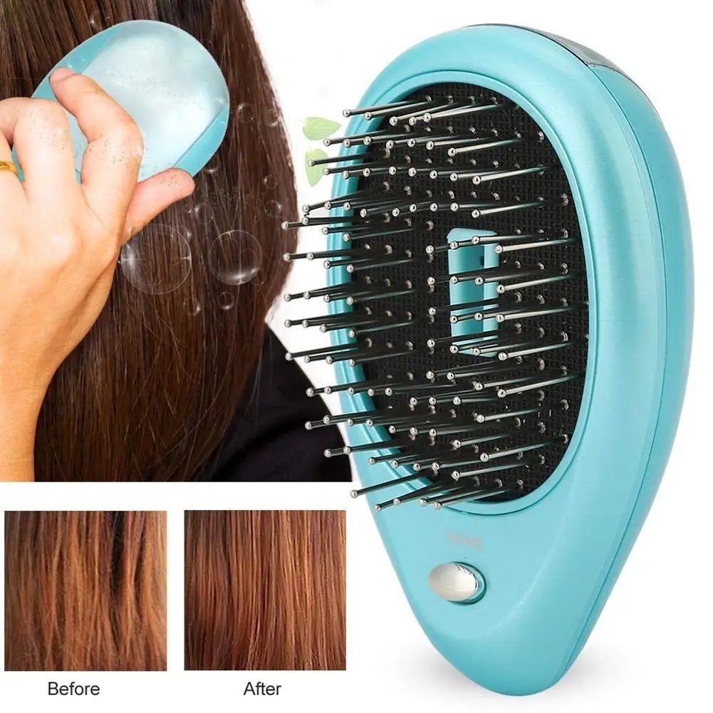 Anti-Static Ionic Vibrating Hair Brush - SBDS WORDanti-static brushhair detanglerionic hair brush