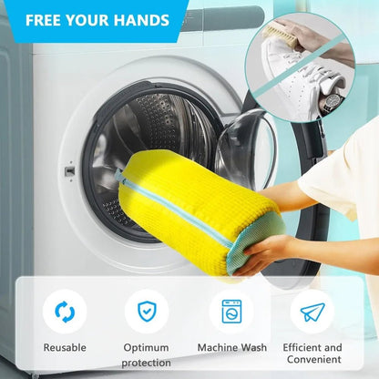 Shoe Washing Machine Bag - SBDS WORDTR-9407laundry bag for shoesshoe careshoe cleaner bag