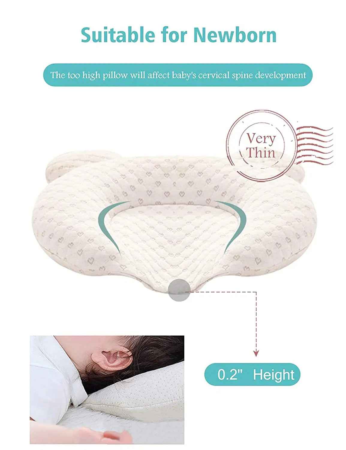 Baby Head Protector Sleeping Pillow SBDS WORD