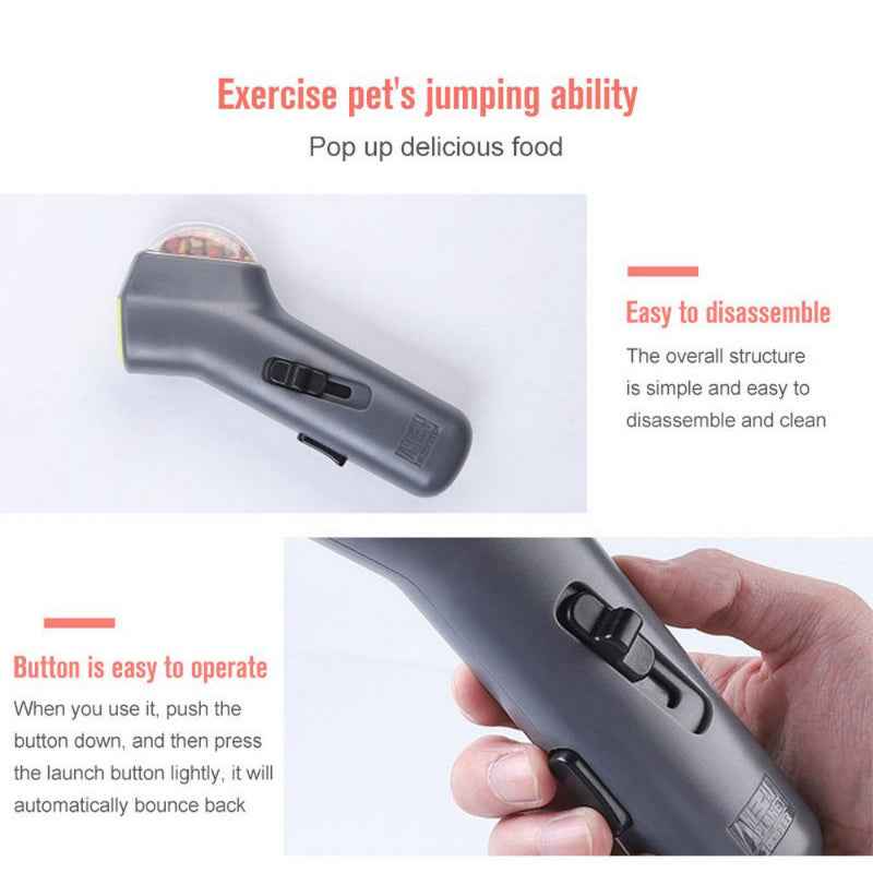 Dog Treat Launcher — Shoot Treats to Train and Reward Your Dog From a Distance