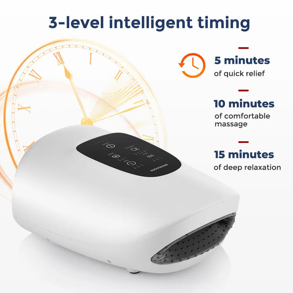 Wireless Electric Hand Massager — Heat Compression for Arthritis, Carpal Tunnel & Joint Pain SBDS WORD