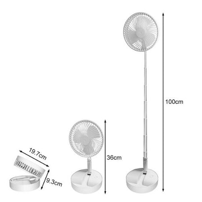 Folding Telescopic Floor Fan - SBDS WORDTR-2973floor fanfolding fanquiet fan