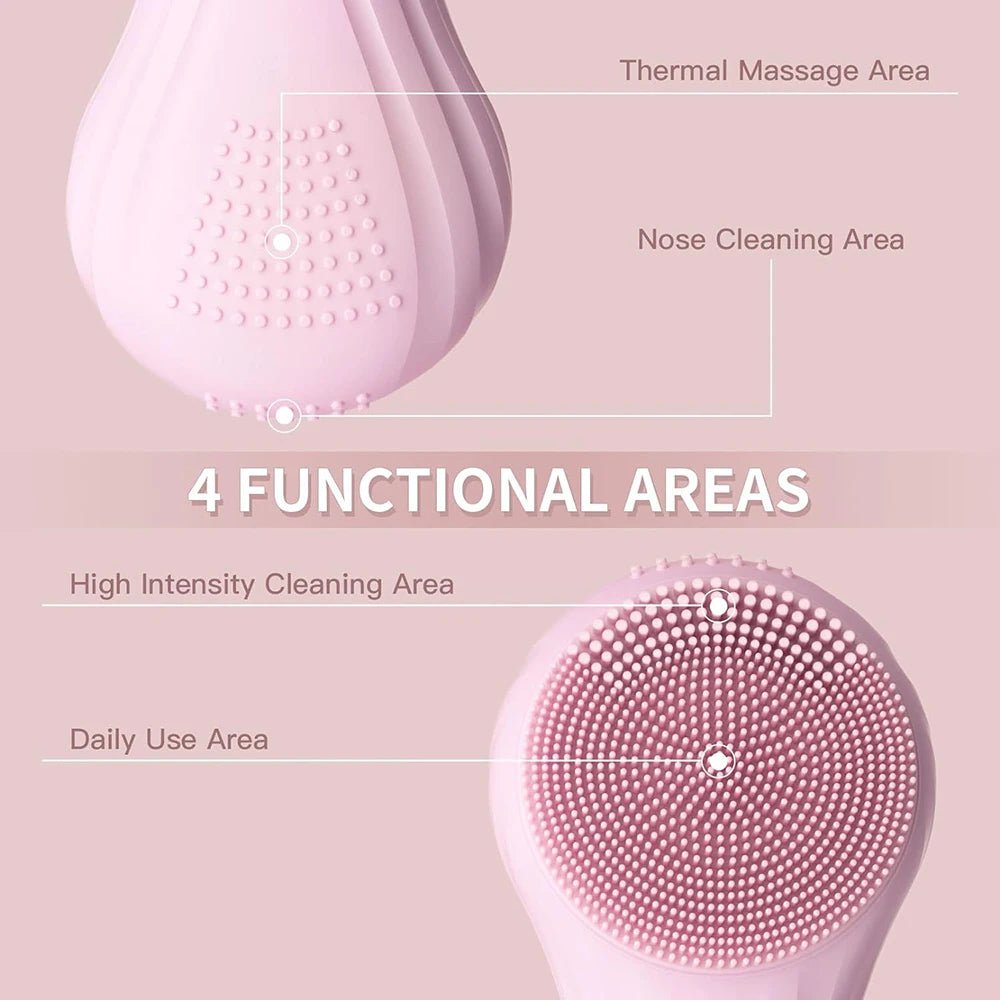 Sonic Waterproof Facial Cleansing Brush - SBDS WORDTR-10352beauty deviceexfoliating brushface massager