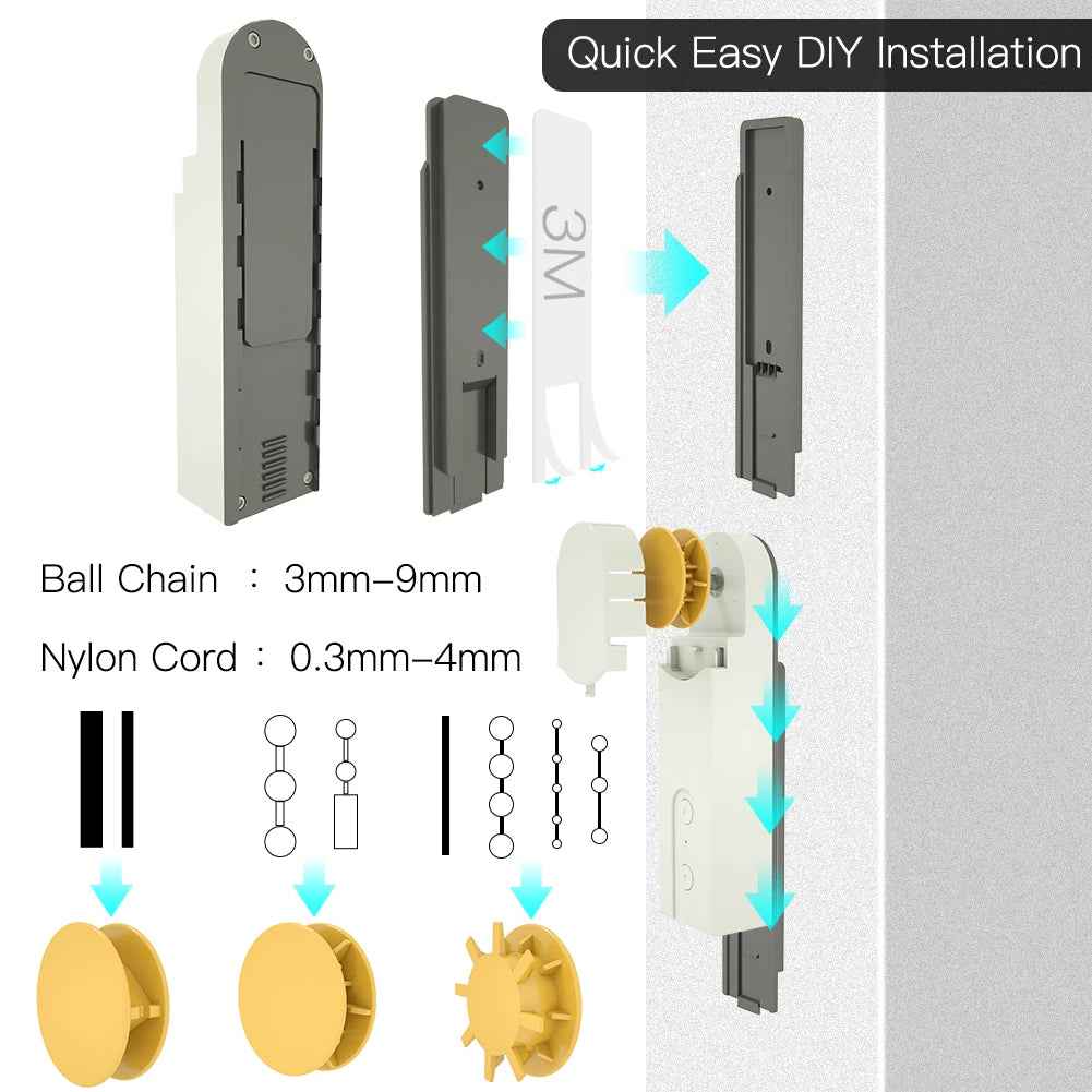 Smart Roller Blinds Motor — WiFi App-Controlled Blind Automation