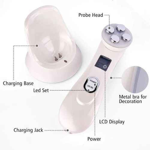 Electric Skin Rejuvenation Device — LED Red Light Therapy for Anti-Aging and Skin Tightening at Home