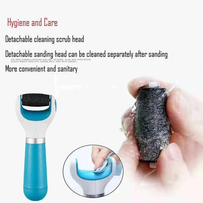 Electric Foot Callous Remover — Removes Dead Skin and Hard Callouses for Smooth Feet at Home