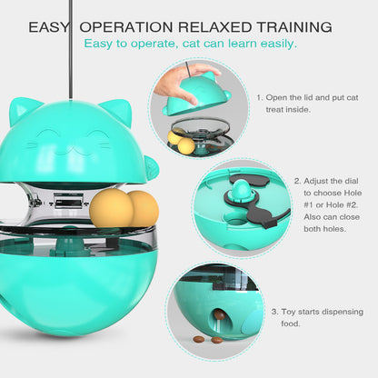 Interactive Cat IQ Treat Ball SBDS WORD