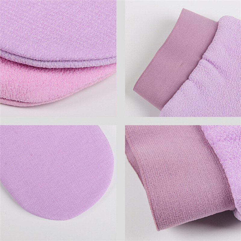 Exfoliating Bath Gloves 2-Pack — Remove Dead Skin and Improve Circulation in the Shower Daily