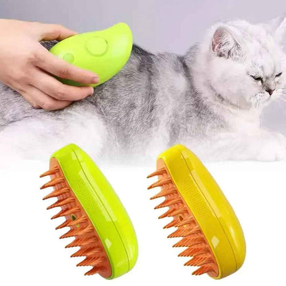Steamy Brush for Cats — 3-in-1 Steam Grooming Tool for Shedding & Tangles