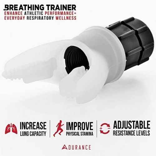 Lung Breath Trainer — Adjustable Resistance Breathing Device for Lung Strength