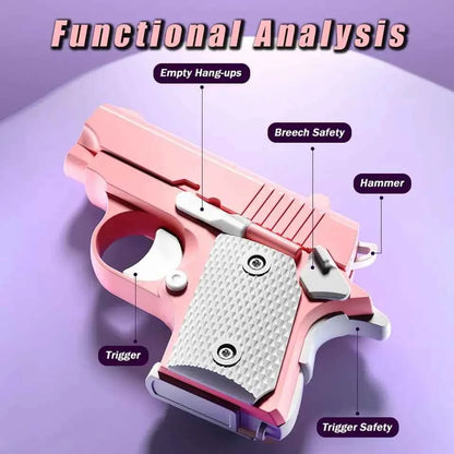 Stress Relief Fidget Pistol Toy — Satisfying Click-and-Spin Fidget for Focus and Anxiety