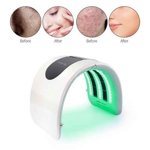 LED Therapy Light — 7-Wavelength Red & Blue Light for Acne, Wrinkles & Skin