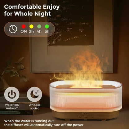 Air Flame Humidifier - SBDS WORDTR-9748aroma diffuseressential oil diffuserflame humidifier