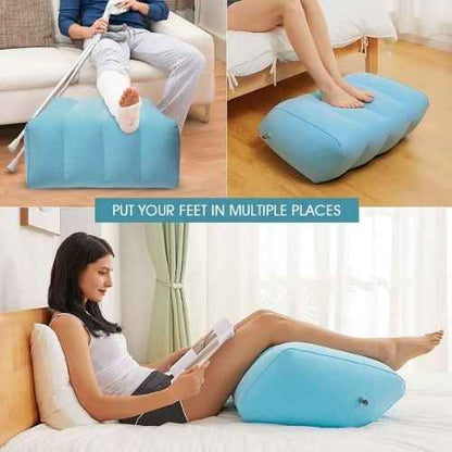 Leg Elevation Pillow — Memory Foam Wedge for Circulation, Swelling & Back Pain