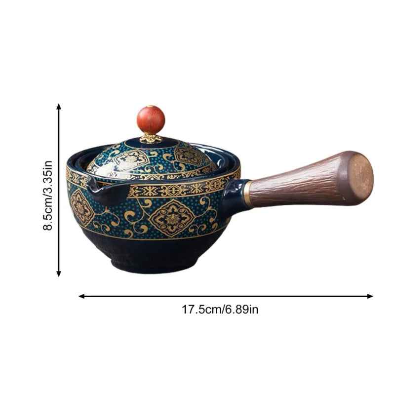 Ceramic Rotating Teapot SBDS WORD