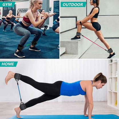 Ankle Resistance Bands Set - SBDS WORDTR-10524ankle bandsglute exercisehome gym