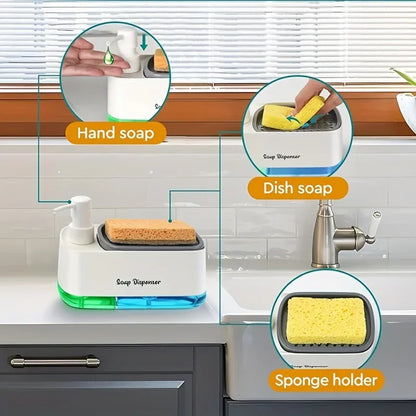 3-in-1 Dual Soap Dispenser Set SBDS WORD