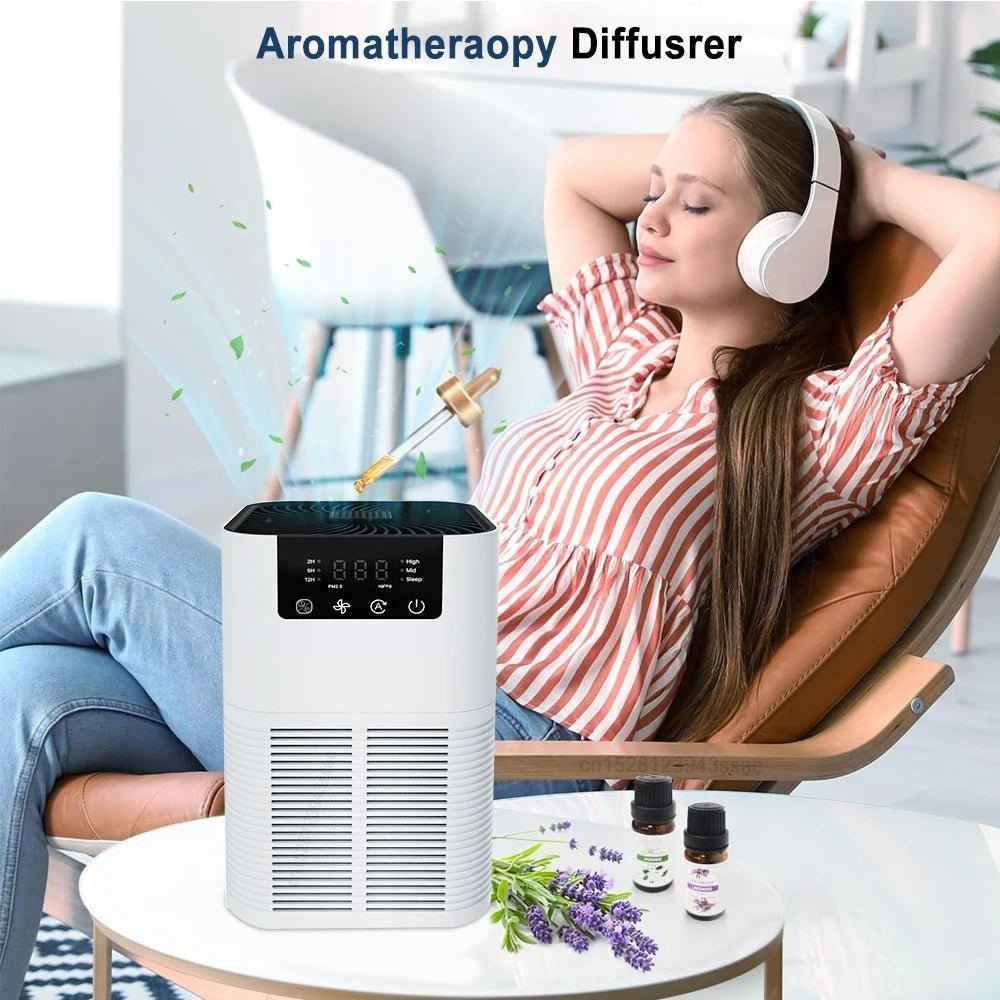 Home Air Purifier with HEPA Filter - SBDS WORDTR-10669air purifierallergen reliefaromatherapy