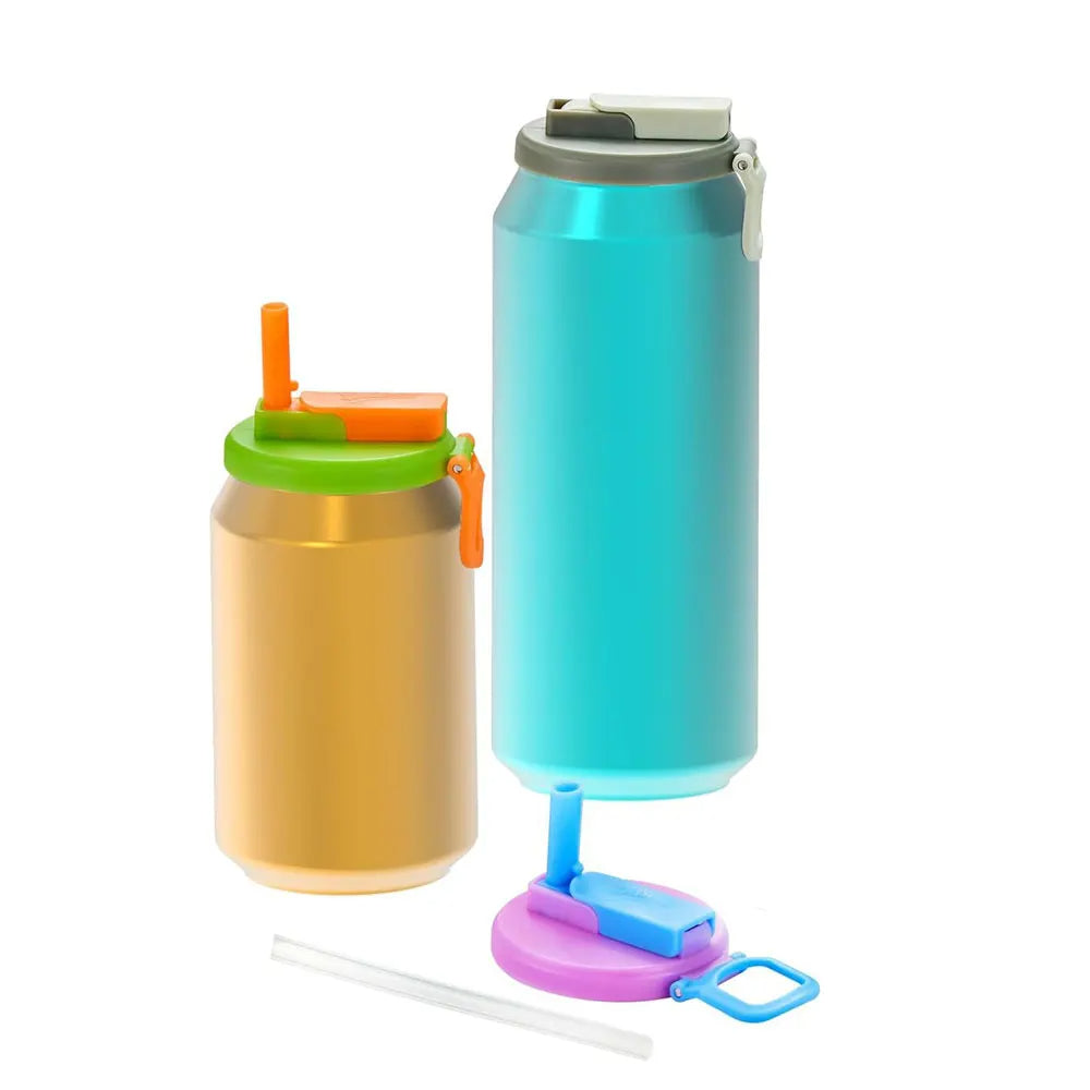 Soda Can Lid Cover With Straw SBDS WORD