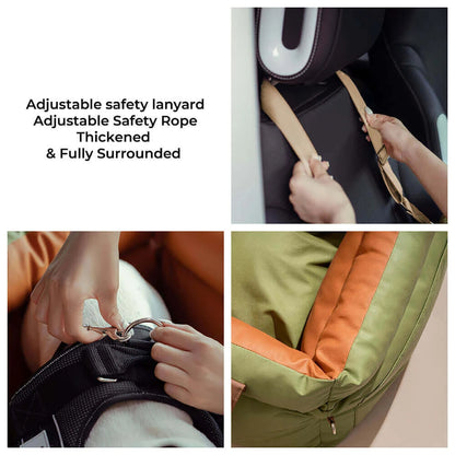 Dog Car Seat Bed with Safety Buckle SBDS WORD