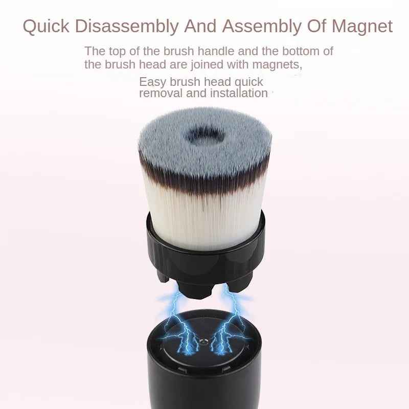 Electric Spinning Makeup Brush — Automatic Foundation Blending for Flawless Streak-Free Finish