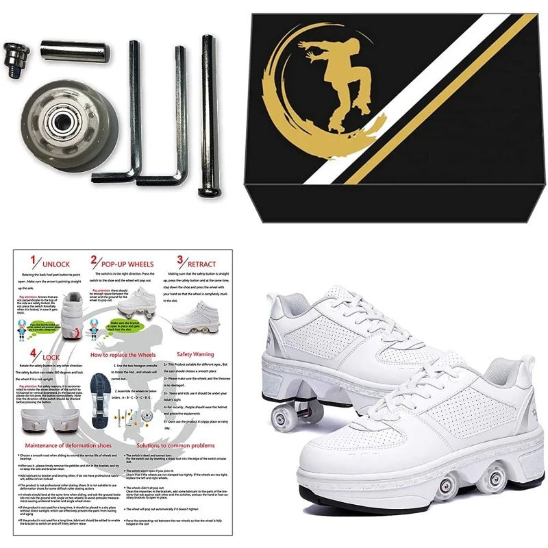 Sneaker Roller Shoes - SBDS WORDTR-59982 - in - 1collectiongift