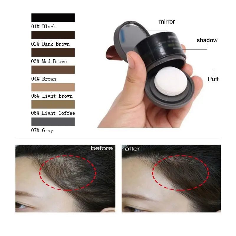 Instant Hair Coverage Powder - Conceal Bald Spots Easily - SBDS WORD
