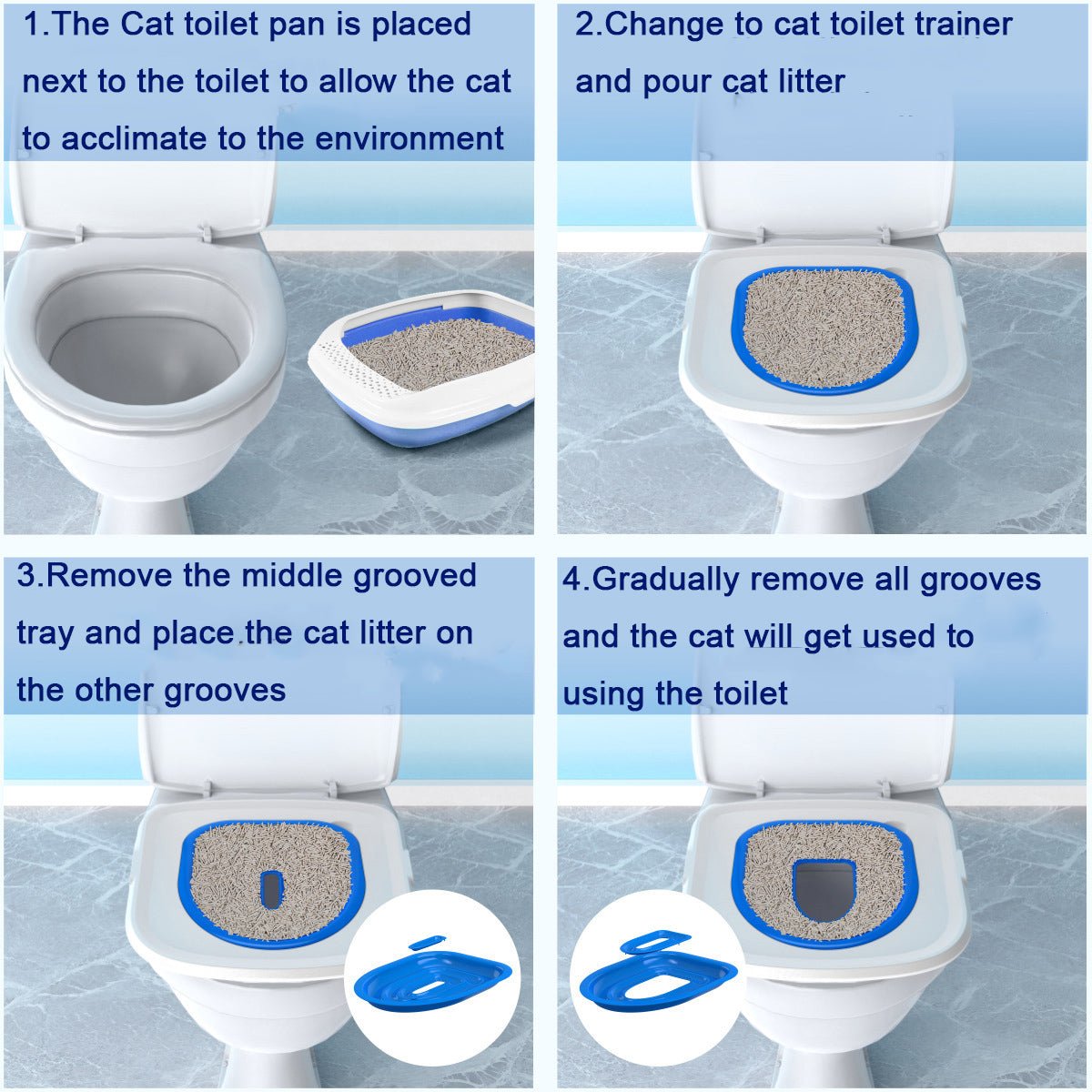 Cat Toilet Trainer - SBDS WORDTR-3053cat - accessoriescat - traininglitter - free