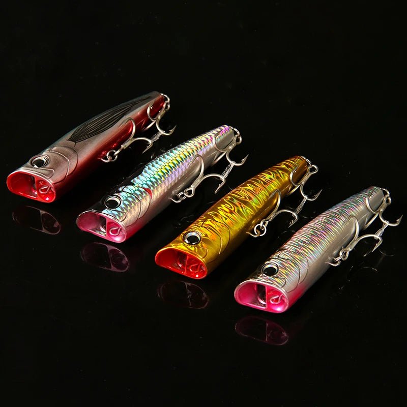 Popper Fishing Lure Hard Bait 8.5 - 30g - SBDS WORDTR-10409bass fishingfishing lurefreshwater fishing