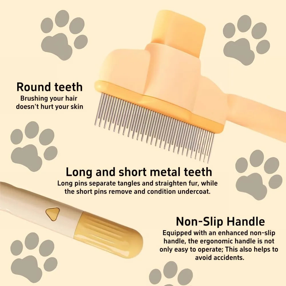 Pet Hair & Flea Comb SBDS WORD