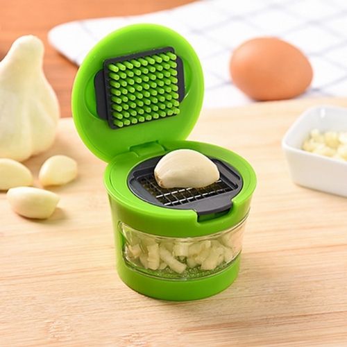 Garlic Dicer & Peeler — 2-in-1 Mincer with Interchangeable Blades Canada SBDS WORD