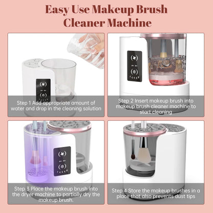 3 in 1 Electric Makeup Brush Cleaner - SBDS WORDTR-7865beauty toolbrush cleaning machinebrush dryer