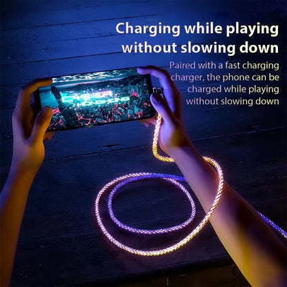 120W RGB Fast Charging Cable SBDS WORD